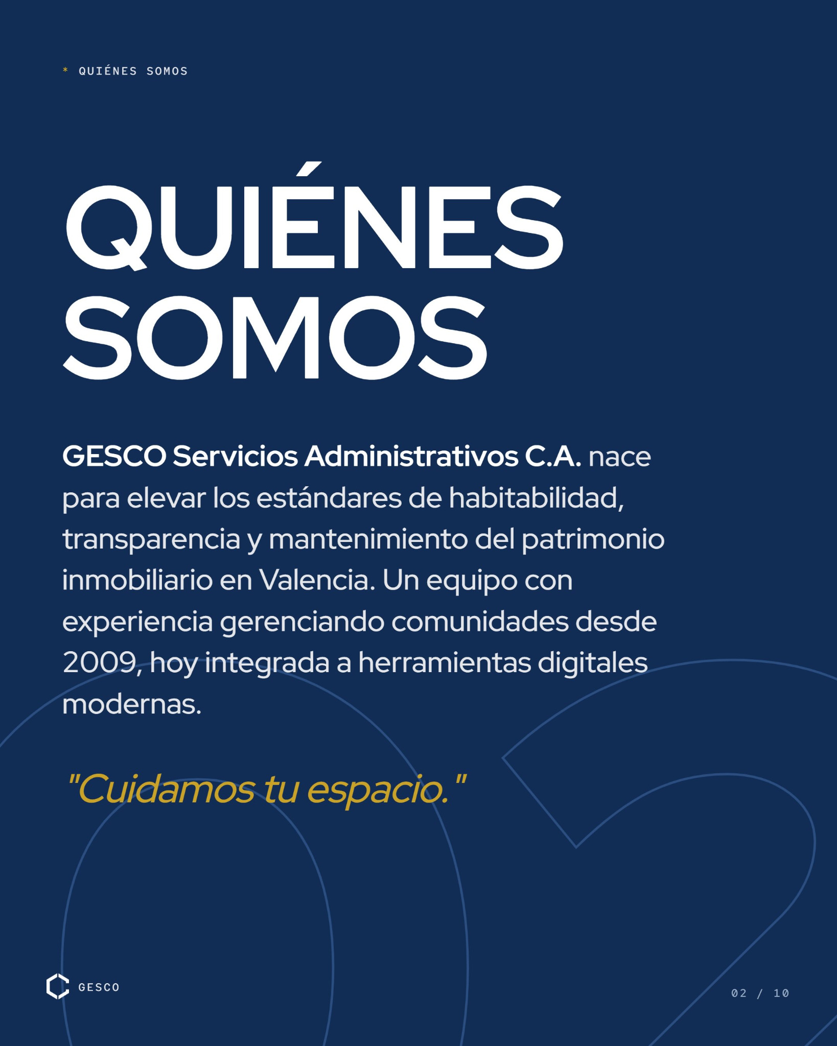 GESCO — presentación corporativa, 2 de 7